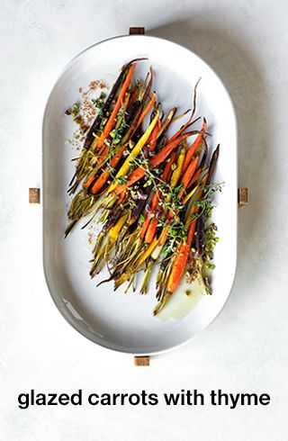 glazed carrots with thyme