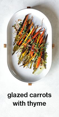 glazed carrots with thyme