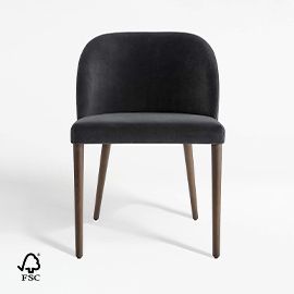 Camille Anthracite Italian Dining Chair