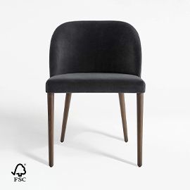 Camille Anthracite Italian Dining Chair