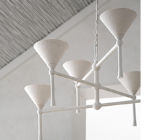 Sardinia 6-Light Plaster Chandelier