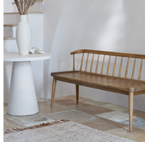 Pali Light Brown Dining Bench