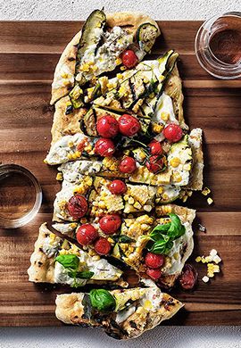 Summer Veggie Flatbread Pizza