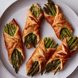 Asparagus and Gruyere Puff Pastry Turnovers