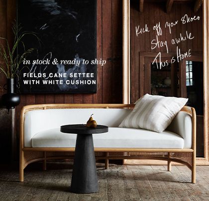 Fields Cane Settee