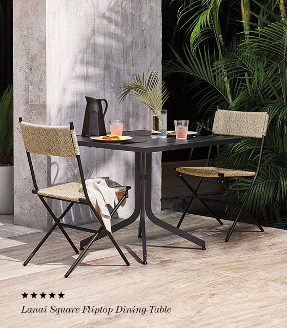 Lanai square Fliptop Dining Table