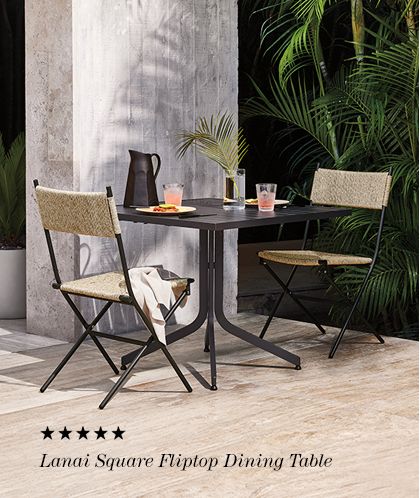 Lanai square Fliptop Dining Table