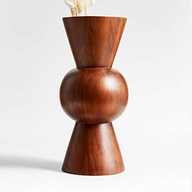 Century Turned Wood Vase