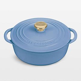 Le Creuset® Chambray 2.75-Qt. Shallow Round Dutch Oven