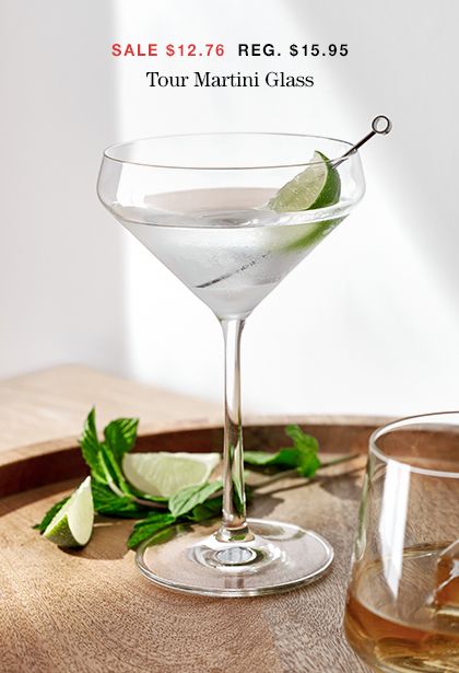 Tour Martini Glass