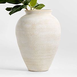 Ophelia Matte Large White Vase