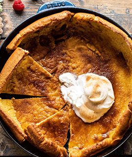 cinnamon sugar dutch baby