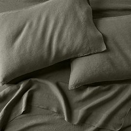 European Flax-Certified Linen Warm Natural Sheet Set