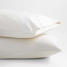 Percale Ivory Pillow Cases