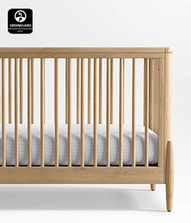 Bodie Natural Oak Wood Crib