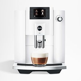 JURA® E6 Piano White Espresso Machine