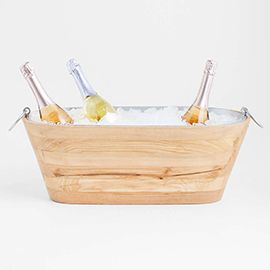 Carson Ash Wood Beverage Tub