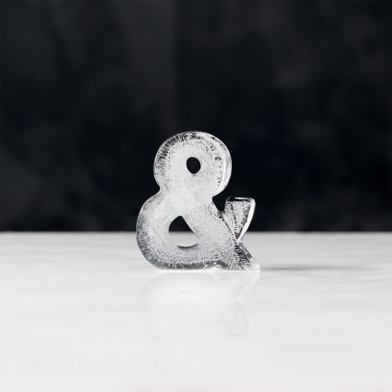 Ampersand Ice Molds, Set of 2