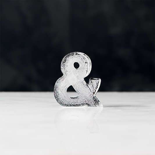 Ampersand Ice Molds, Set of 2