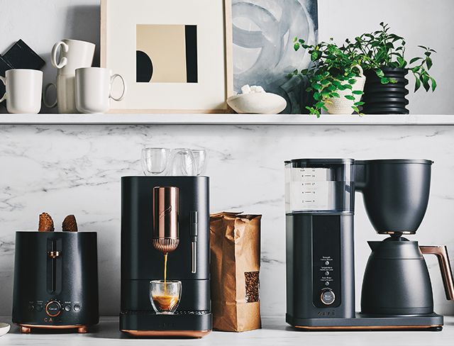 up to $100 off cafe Espresso Machines, coffee makers, and toasters