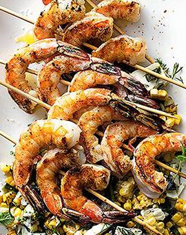 Spiced Grilled Shrimp Skewers