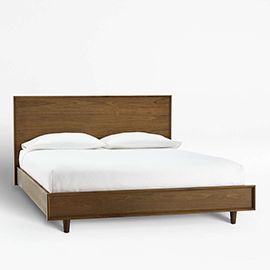 Tate Walnut Wood Bed