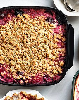 mixed berry crumble