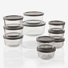 Pyrex 20-Piece Glass Food Storage Set