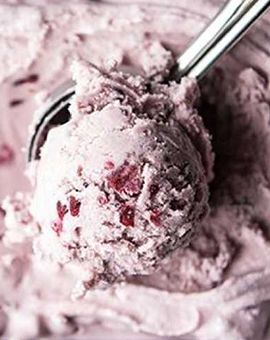 Blackberry Lavender Ice Cream