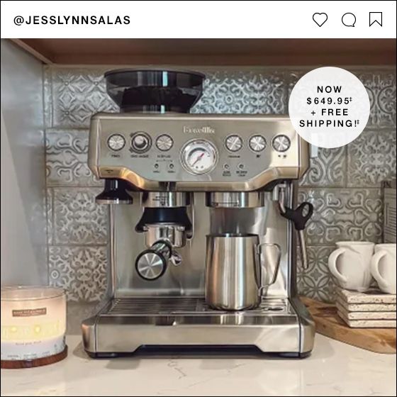 $100 off Breville Barista Express Espresso Machine