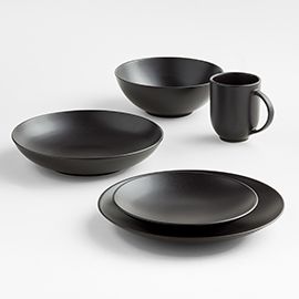 Craft Matte Black Dinnerware