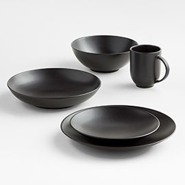 Craft Matte Black Dinnerware