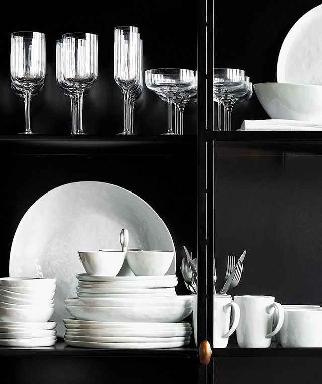 new: Mercer glassware