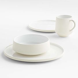 Tour Porcelain Dinnerware 4-Piece Place Setting