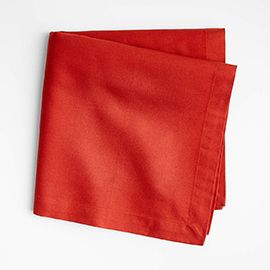 Aspen Red Ochre Cotton Napkin