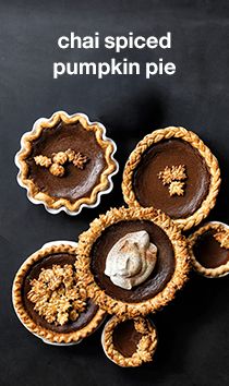 chai spiced pumpkin pie