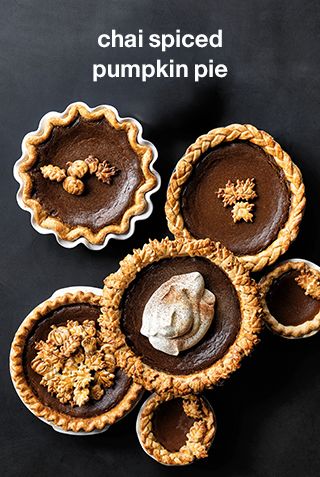 chai spiced pumpkin pie