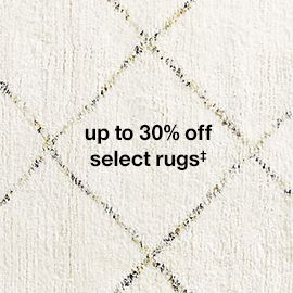 up to 30% off select rugs‡