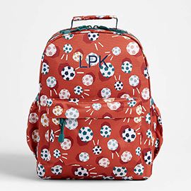 Soccer Print Small Kids Backpack