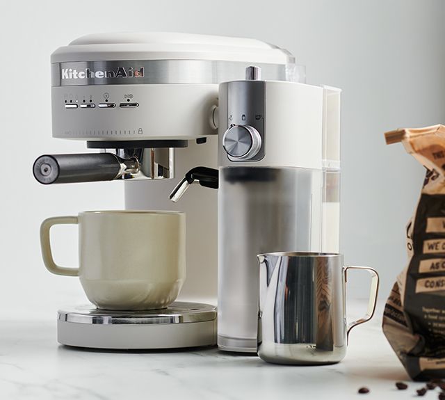 Up to $130 off KitchenAid® Semi-Automatic Espresso Machines & Grinders