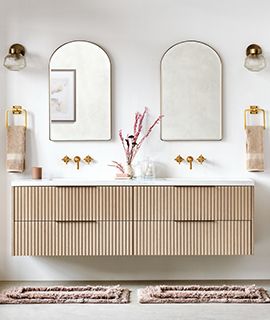 Batten Floating Vanity