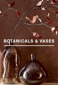 shop botanicals & vases