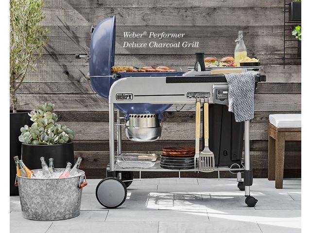 Weber performer deluxe charcoal grill