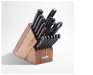 Wüsthof ® Gourmet 18-Piece Acacia Knife Block Set