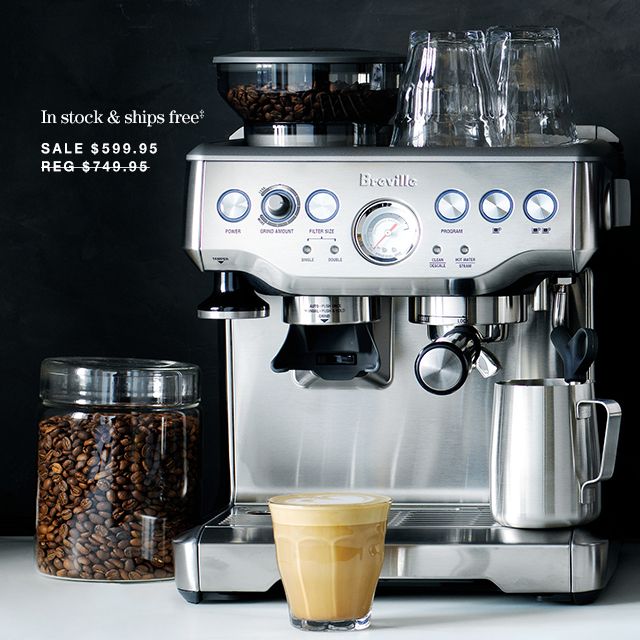 $150 off Breville Barista Express Espresso Machines