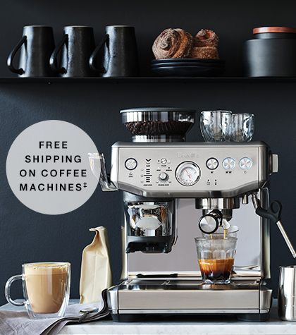 free shipping on coffee machines