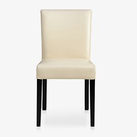 Lowe Ivory Leather Dining Chair