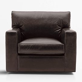 Axis leather swivel chair