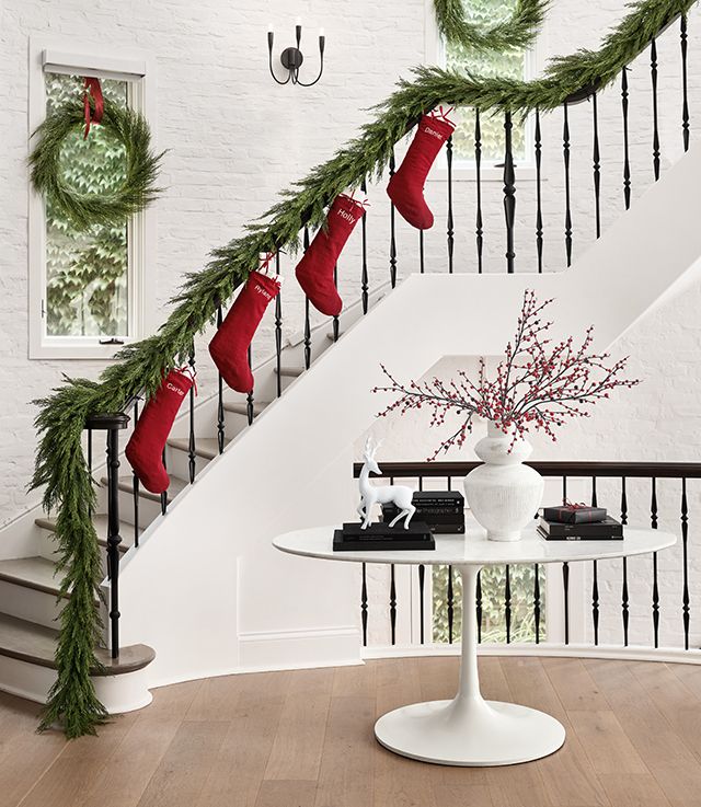 Faux Cypress Christmas Garland