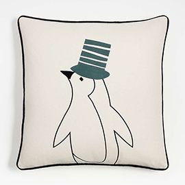 Artic Friend Throw Pillow by Joan Anderson